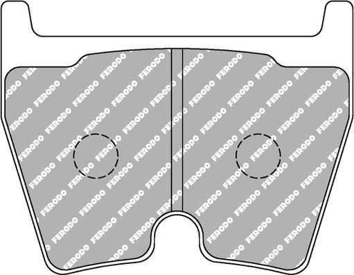 Ferodo Racing FCP1664R — Zestaw klocków hamulcowych, hamulce tarczowe