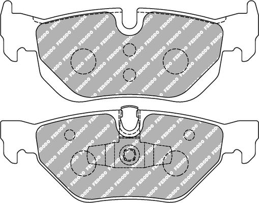 Ferodo Racing FCP1807H — Zestaw klocków hamulcowych, hamulce tarczowe