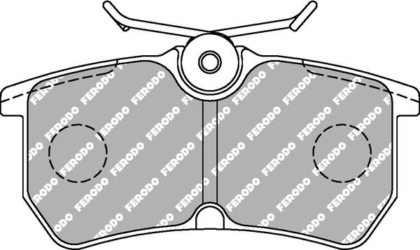 Ferodo Racing FCP1319H — Zestaw klocków hamulcowych, hamulce tarczowe
