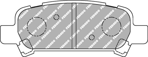 Ferodo Racing FCP1333H — Zestaw klocków hamulcowych, hamulce tarczowe