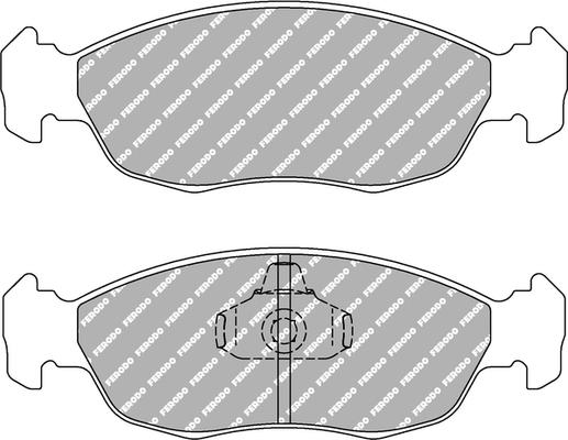 Ferodo Racing FCP876H — Zestaw klocków hamulcowych, hamulce tarczowe