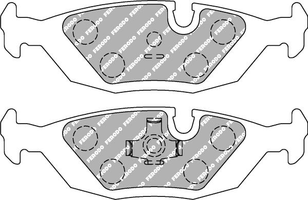 Ferodo Racing FCP296H — Zestaw klocków hamulcowych, hamulce tarczowe