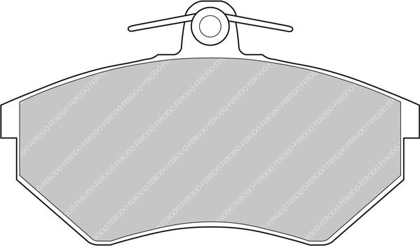 Ferodo Racing FCP775H — Zestaw klocków hamulcowych, hamulce tarczowe