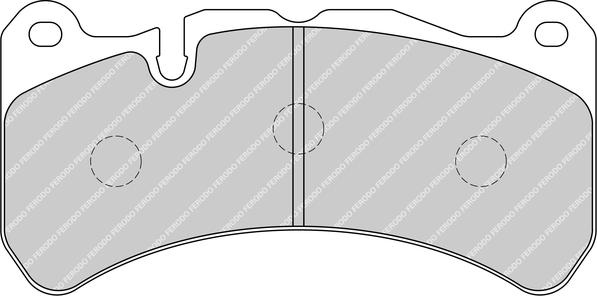 Ferodo Racing FDS4212 — Zestaw klocków hamulcowych, hamulce tarczowe