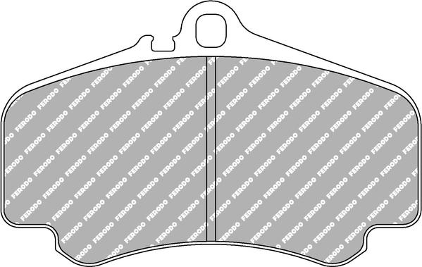 Ferodo Racing FRP3050H — Zestaw klocków hamulcowych, hamulce tarczowe
