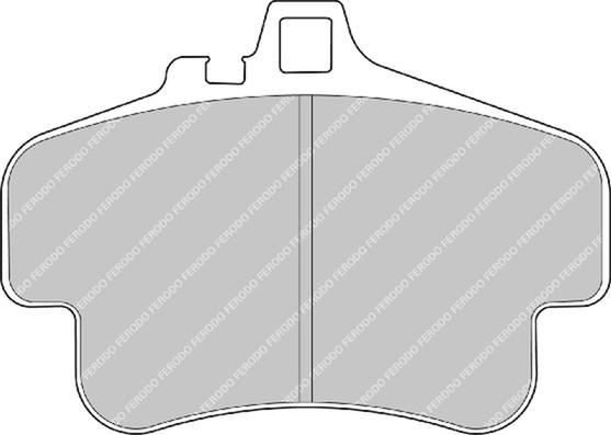 Ferodo Racing FRP3051H — Zestaw klocków hamulcowych, hamulce tarczowe