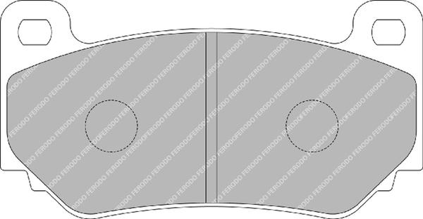 Ferodo Racing FRP3085H — Zestaw klocków hamulcowych, hamulce tarczowe