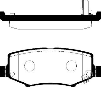 FEBI Bilstein 116305 - Klocek hamulcowy kpl.