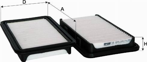 Maxgear 26-0952 - FILTR POWIETRZA SUZUKI SWIFT 1.3 06- 4WD