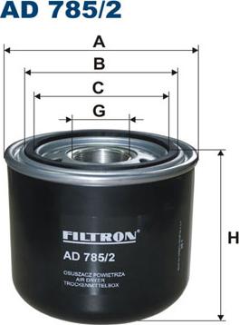 Filtron AD785/2 — Wkład osuszacza powietrza, instalacja pneumatyczna