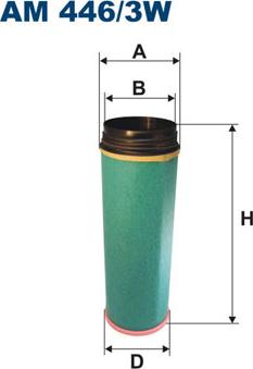 Filtron AM446/3W — Filtr powietrza wtórnego