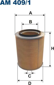 Filtron AM409/1 - FILTR POWIETRZA