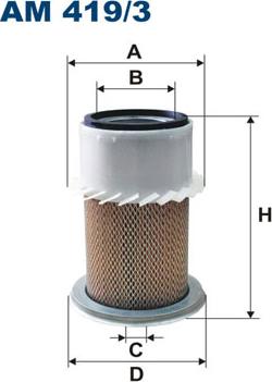 Filtron AM419/3 — Filtr powietrza