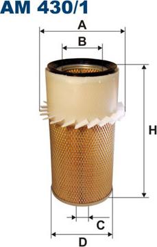 Filtron AM430/1 - FILTR POWIETRZA