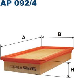 Filtron AP092/4 — Filtr powietrza