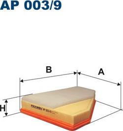 Filtron AP003/9 — Filtr powietrza