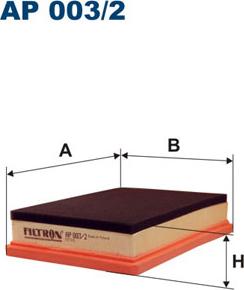 Filtron AP003/2 — Filtr powietrza