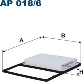 Filtron AP018/6 - FILTR POWIETRZA