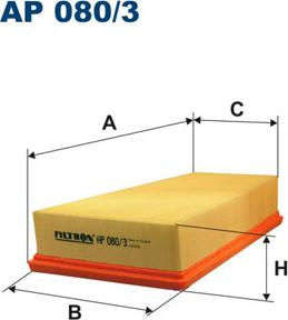 Filtron AP080/3 — Filtr powietrza
