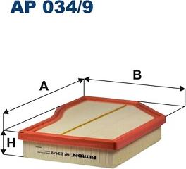Filtron AP 034/9 — Filtr powietrza