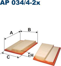 Filtron AP034/4-2x - FILTR POWIETRZA