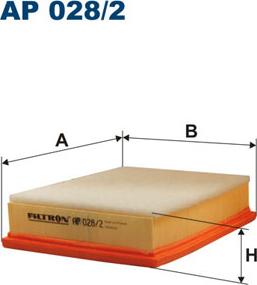 Filtron AP028/2 — Filtr powietrza