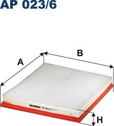 Filtron AP023/6 — Filtr powietrza