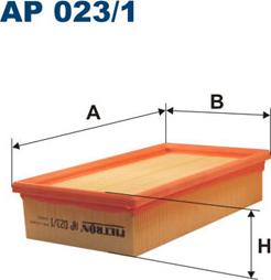 Filtron AP023/1 — Filtr powietrza