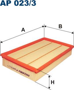 Filtron AP023/3 — Filtr powietrza