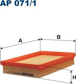 Filtron AP071/1 — Filtr powietrza