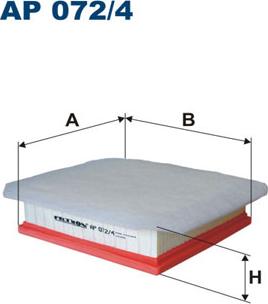 Filtron AP072/4 — Filtr powietrza