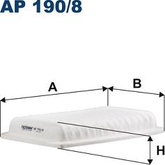 Filtron AP190/8 - FILTR POWIETRZA