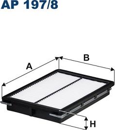 Filtron AP 197/8 — Filtr powietrza
