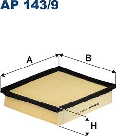 Filtron AP 143/9 — Filtr powietrza