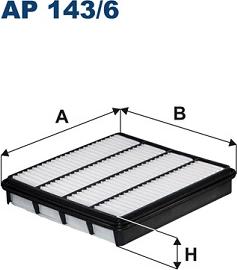 Filtron AP143/6 — Filtr powietrza