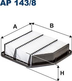 Filtron AP 143/8 — Filtr powietrza