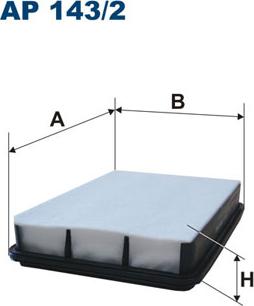 Filtron AP143/2 — Filtr powietrza