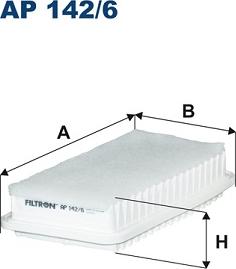 Filtron AP142/6 - FILTR POWIETRZA