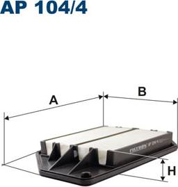 Filtron AP104/4 - Filtr powietrza