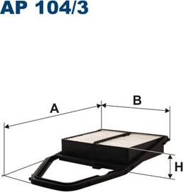 Filtron AP104/3 — Filtr powietrza
