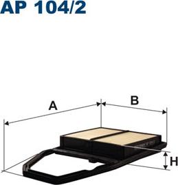 Filtron AP104/2 — Filtr powietrza