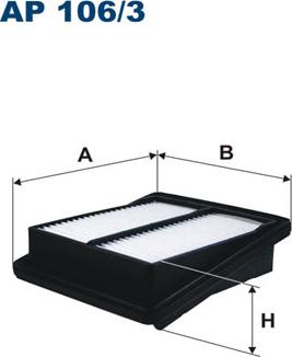 Filtron AP106/3 - FILTR POWIETRZA