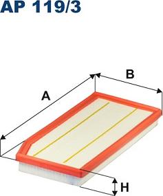 Filtron AP 119/3 — Filtr powietrza