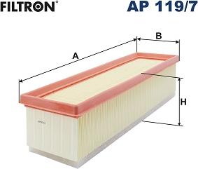 Filtron AP 119/7 - FILTR POWIETRZA