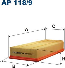 Filtron AP118/9 — Filtr powietrza