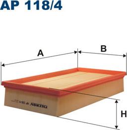 Filtron AP118/4 - FILTR POWIETRZA
