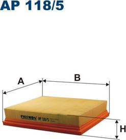 Filtron AP118/5 — Filtr powietrza