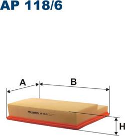 Filtron AP118/6 — Filtr powietrza
