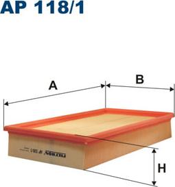 Filtron AP118/1 — Filtr powietrza