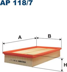 Filtron AP118/7 — Filtr powietrza
